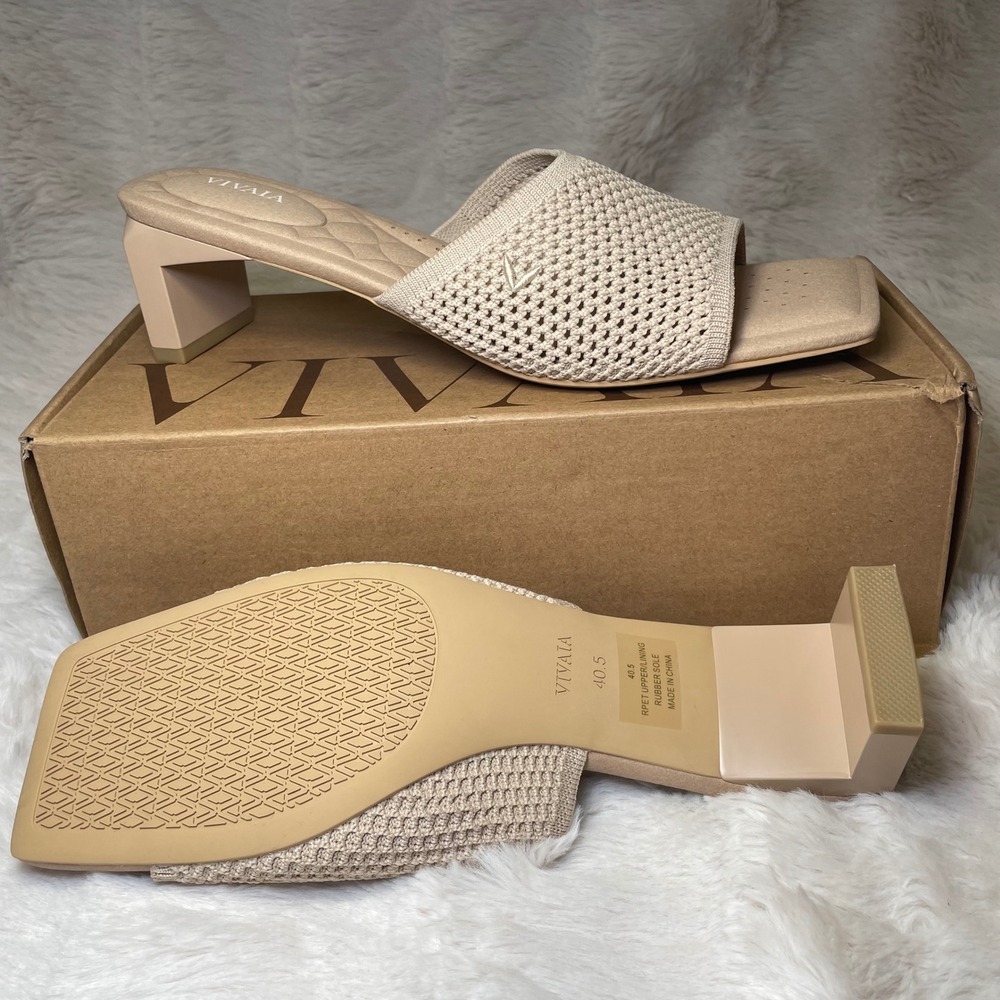 VIVAIA Square-Toe Block Heel Sandals‎ (Juliet Pro) EU 40.5 / US 9-9.5 - Picture 7 of 9